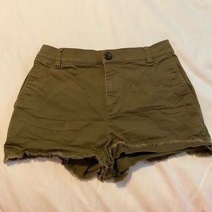 Green Madewell Utility Shorts